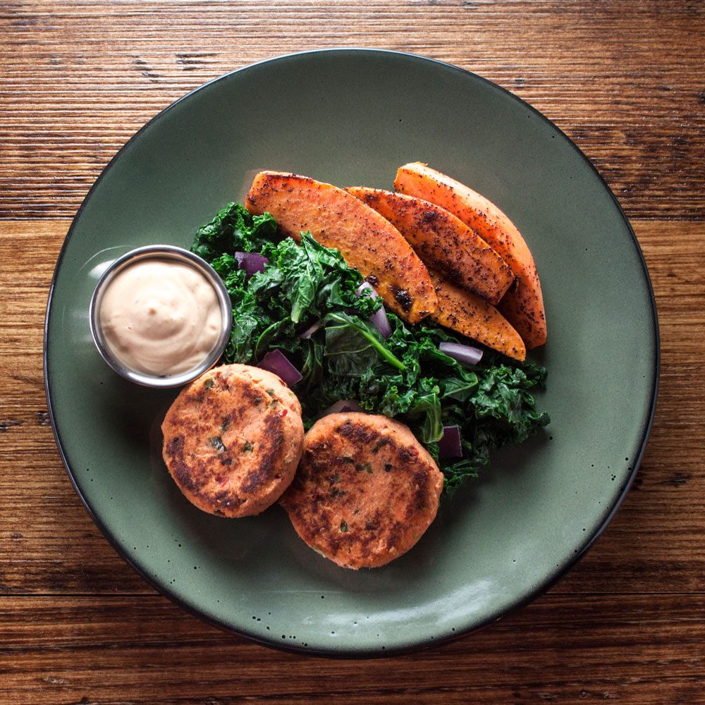salmon cake